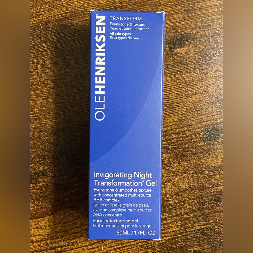 Ole Hendriksen transformation night gel *BNIB* 1.7 oz 50ml large bottle